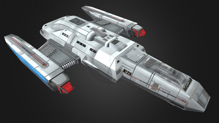 S.S. Raven from Star Trek Voyager 3D Model