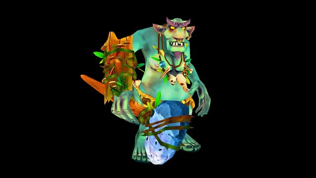 Forest Troll 3D Model