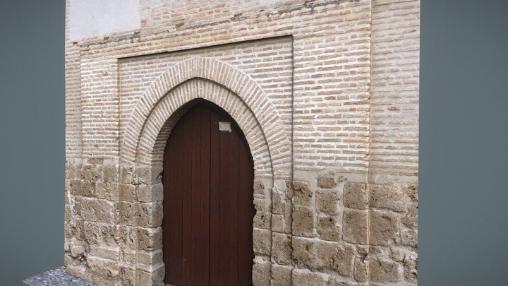 Granada, San Juan de los Reyes Church, portico 3D Model
