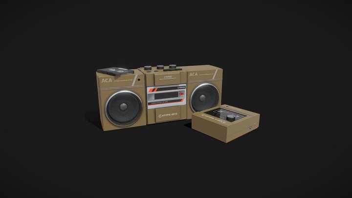 Стереосистема-проигрыватель ''Сатурн-401С" – Free 3D Model STL