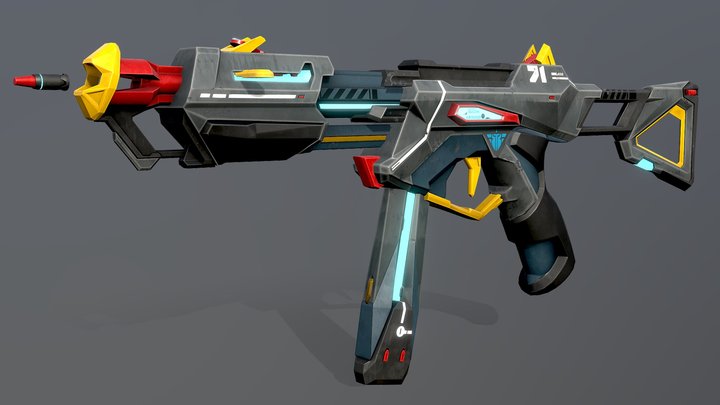 Valorant Weapon 3D Model