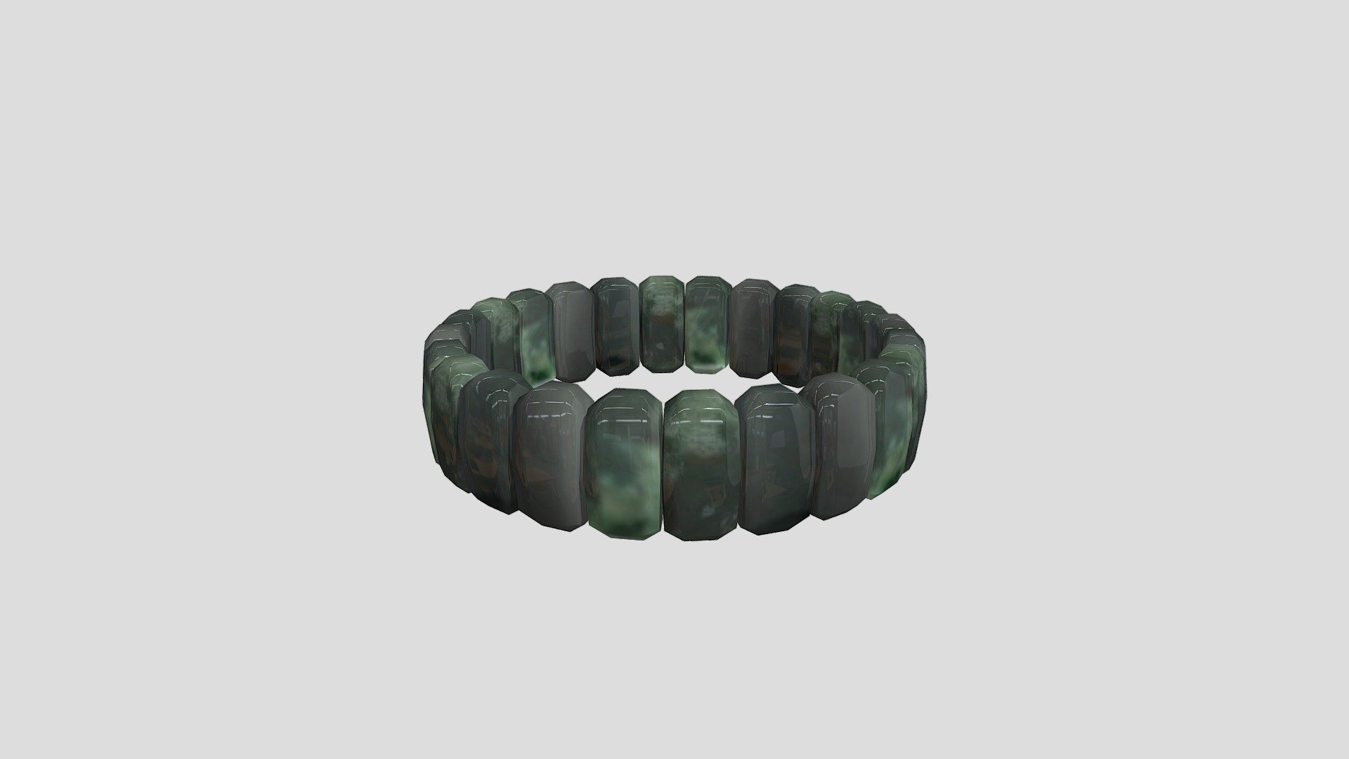 NATURAL MOSS AGATE BRACELET