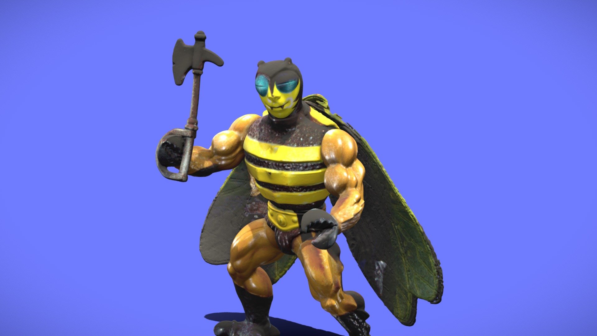 80s MOTU BUZZ-OF FIGURE - 3D SCAN