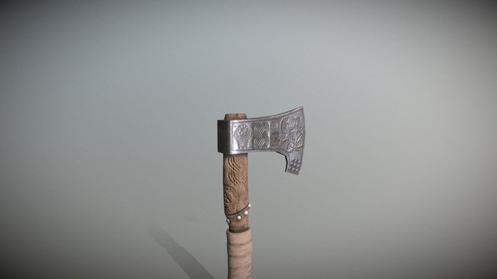Scandinavian Axe 3D Model