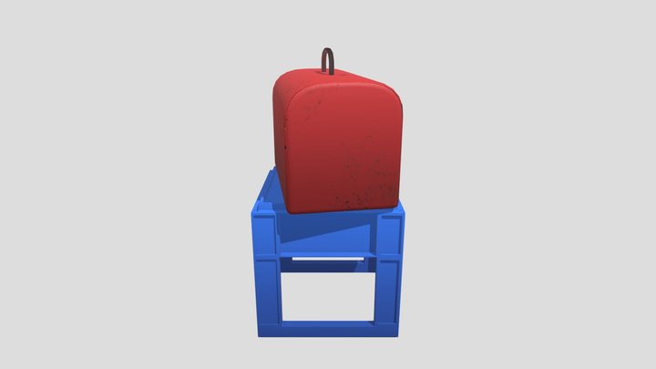 Crate and Toolbox Prop 3D Model
