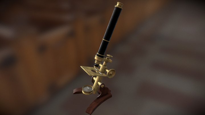 Victorian Microscope 3D Model