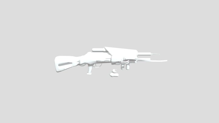 Shuttle Rifle 3D Model
