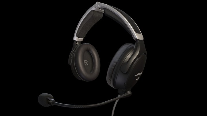 Auriculares Para Pilotos A30 De B ose – Modello 3D gratuito STL