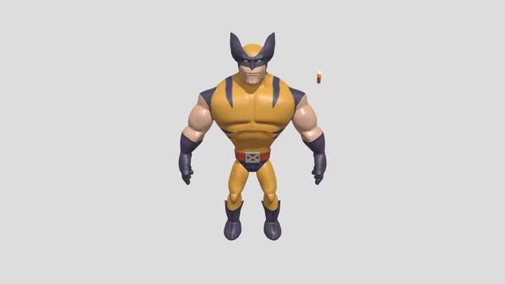 Wolverine 3D Model