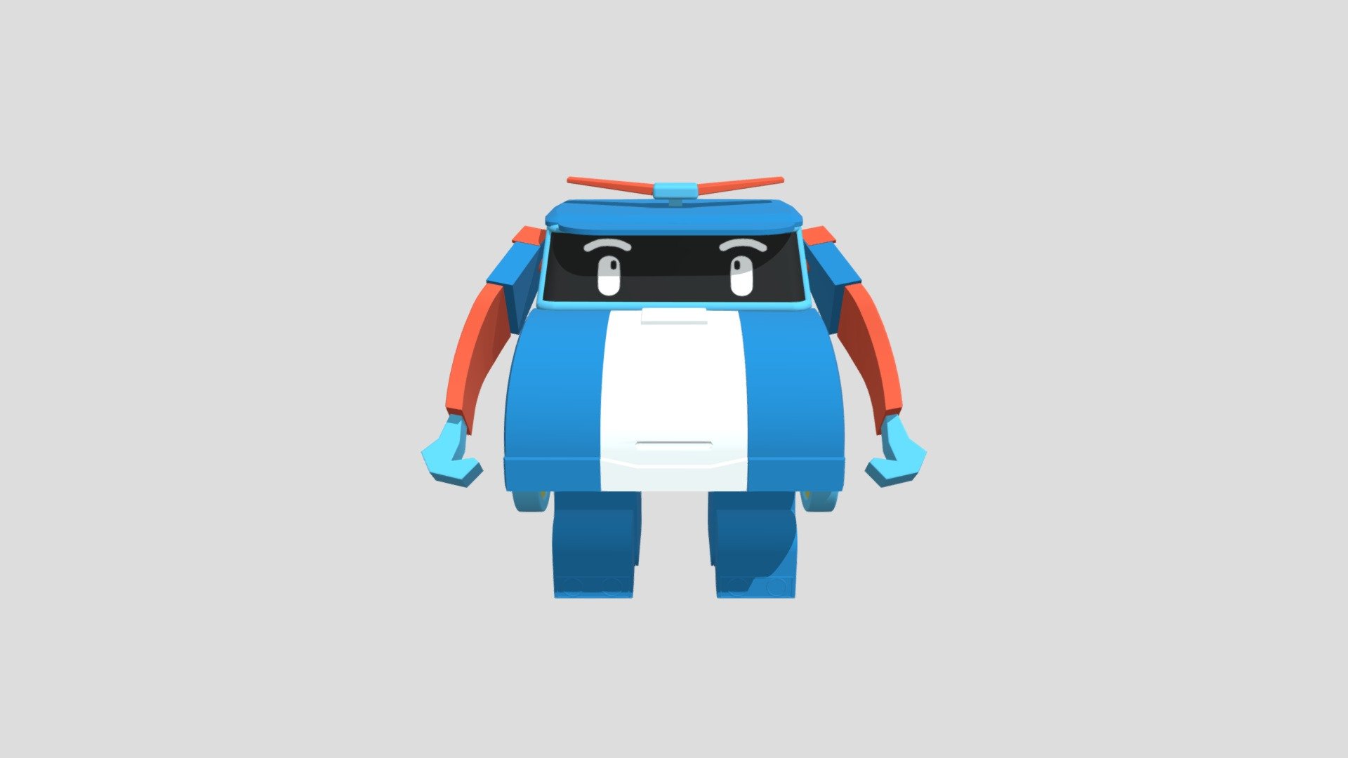 Robocar Poli Toy - 3D model by FRED (@trc13297) [bdc3600] - Sketchfab