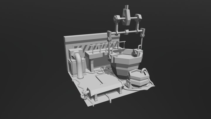 3D Model Vesta Room 3D Model