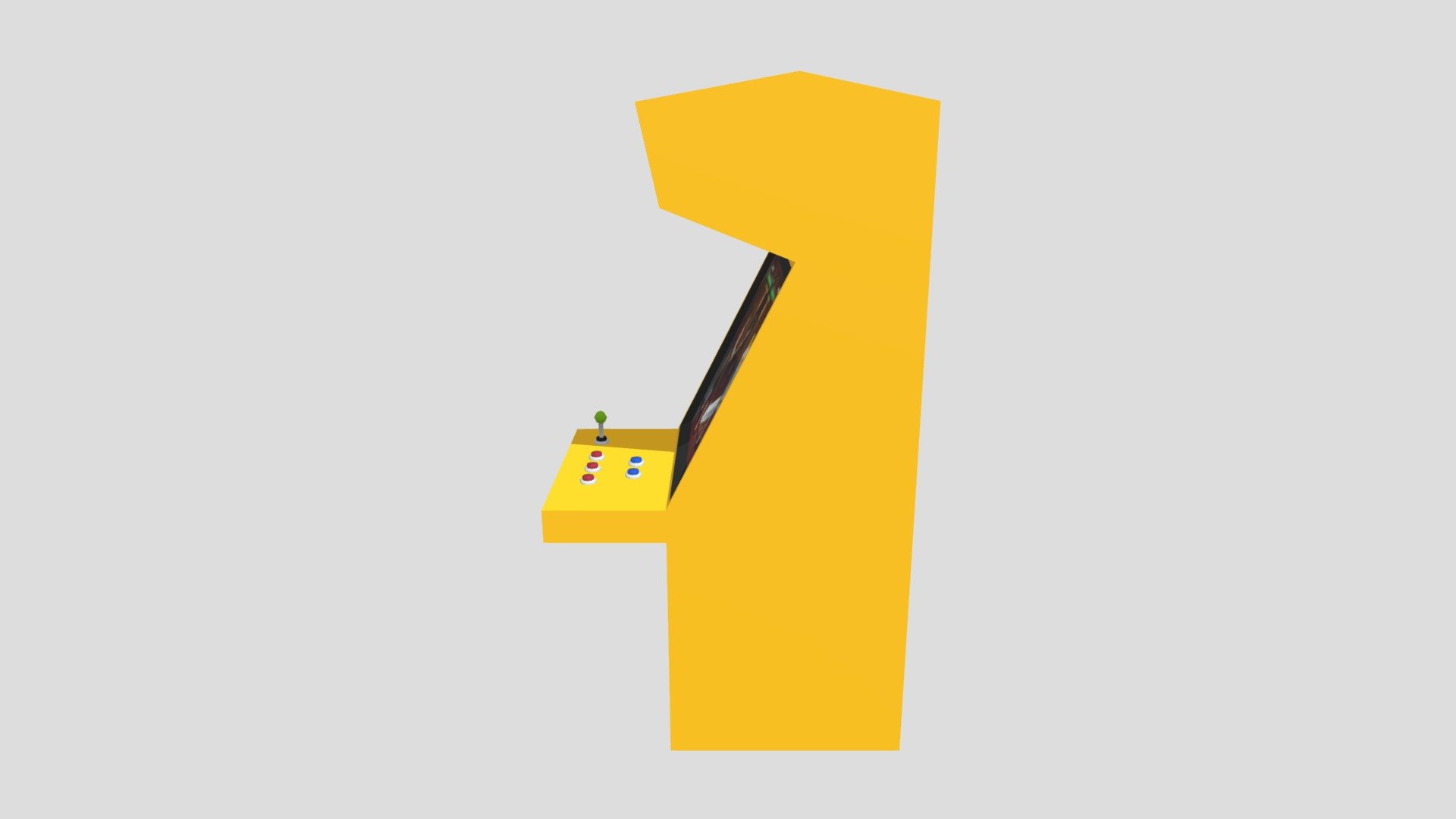 low poly game console - 3D model by lin_1229 [bdc3e79] - Sketchfab