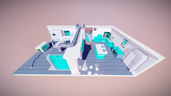 Laboratory-together 3D Model