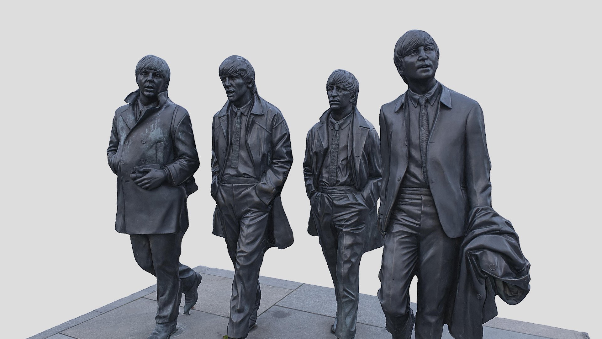 The Beatles Statue - Download Free 3D model by David Vacas Madrid ...