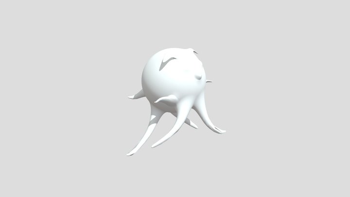 3D Sketchbook Week 5 - Weird Creature 3D Model