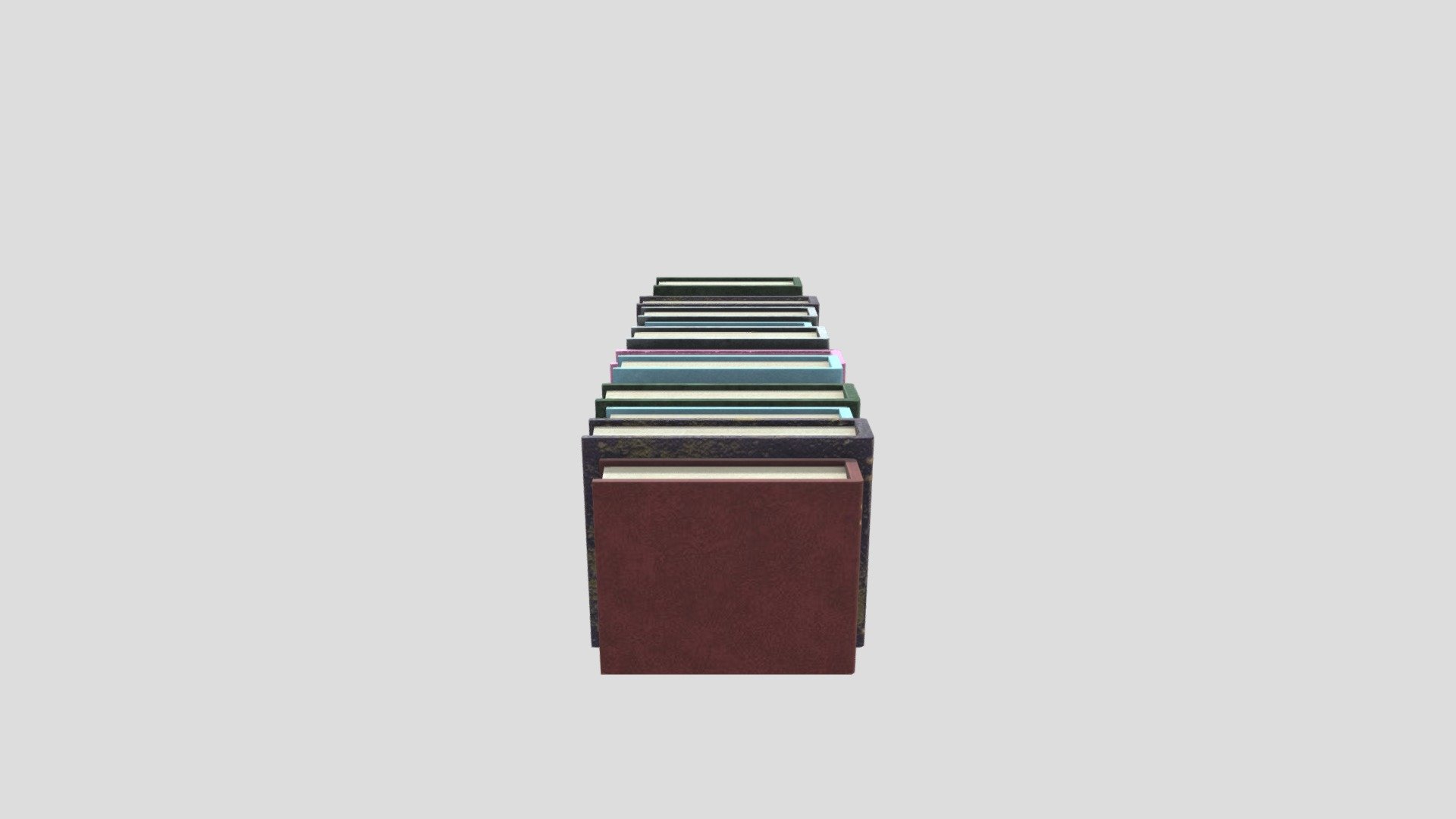 Bookstack version 1 - Download Free 3D model by klara.edeslatt [bdc5149 ...