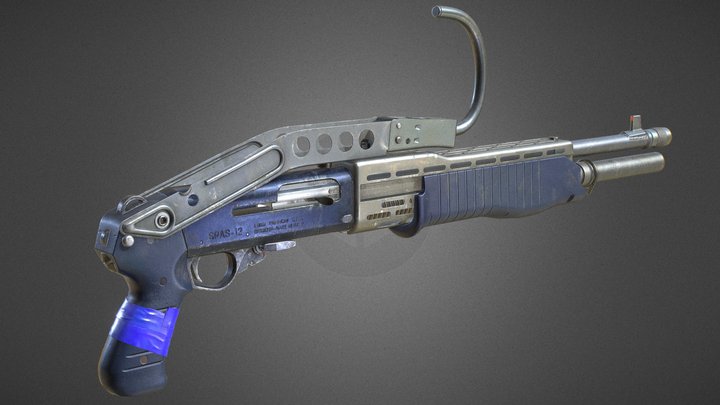 Franchi SPAS-12 3D Model