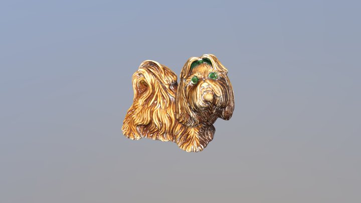 Ceramic Dog 3D Model