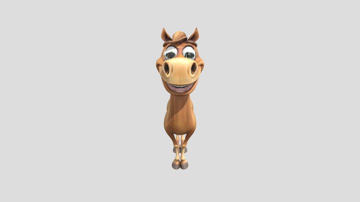 Smiling Steed 3D Model