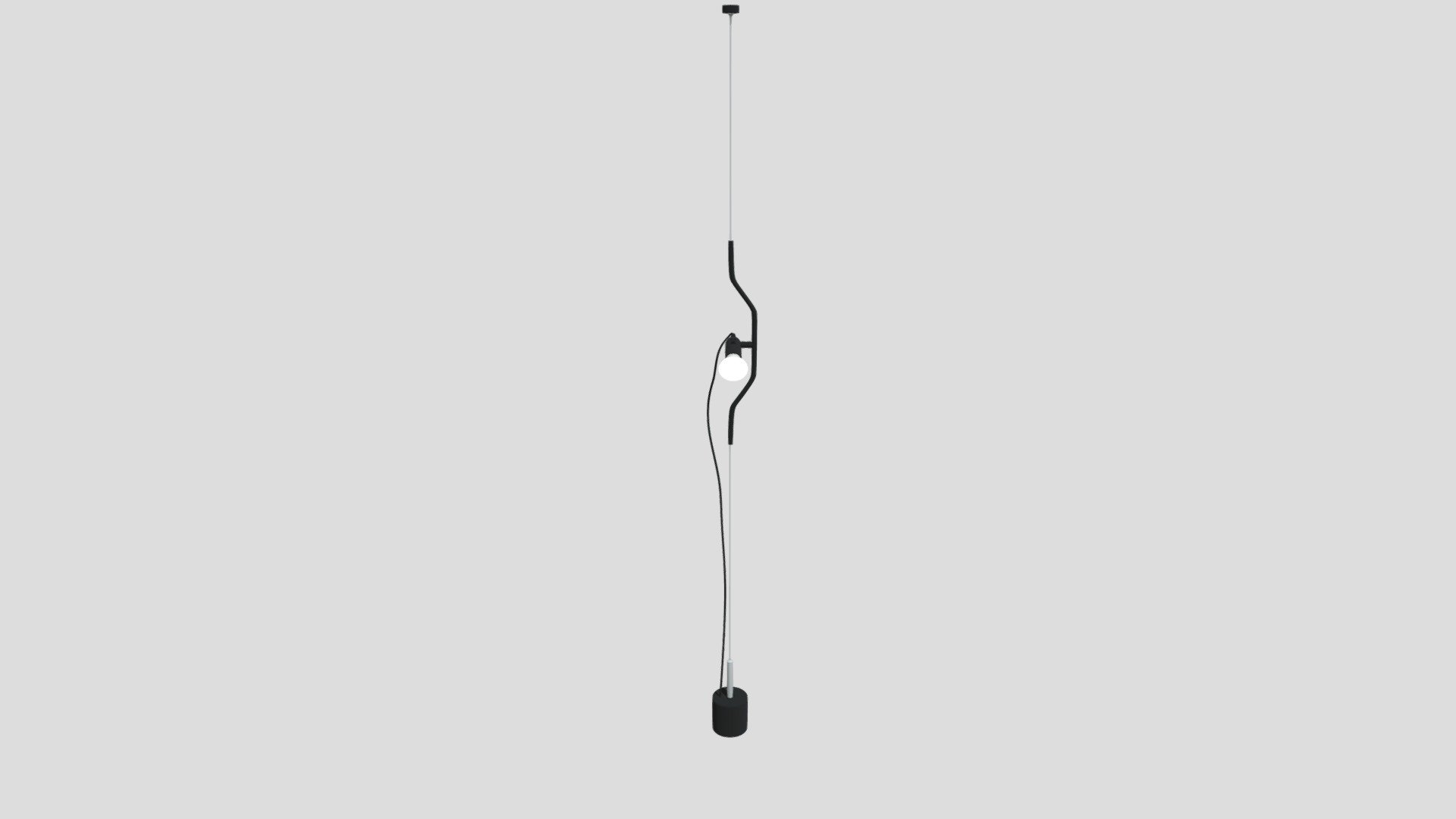 Sonia Ceiling To Floor Lamp — Sketchfab embed 3D viewer