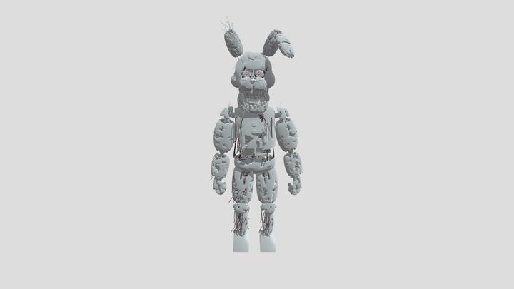 Torture Springbonnie Low Poly 3D Model