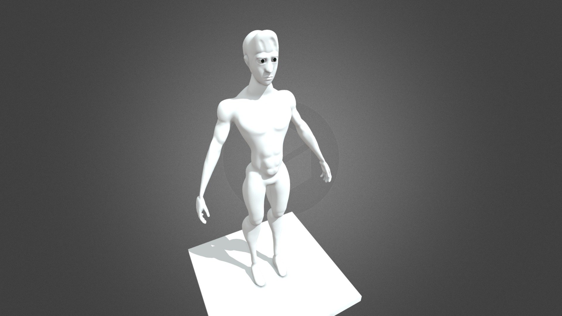 Stylized Muscular man BaseMesh