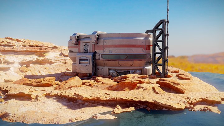 Desert Outpost: Phaeton 3D Model