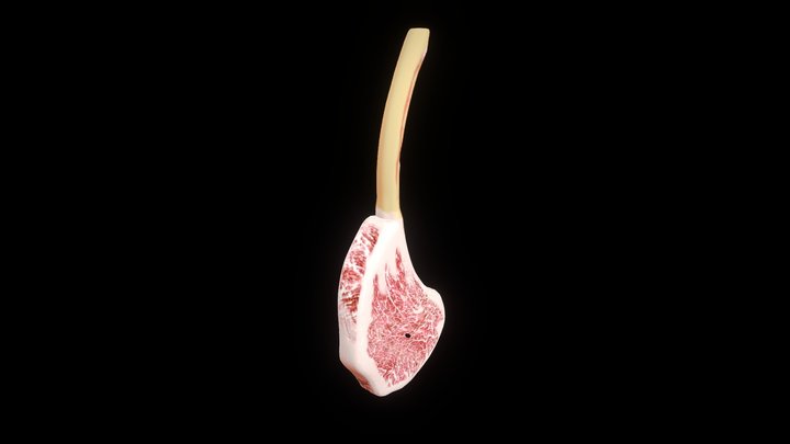 Tomahawk Steak 3D Model