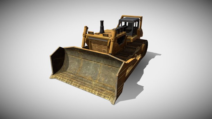 Bulldozer 3D Model