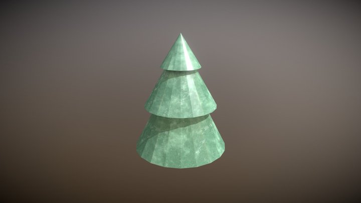 ID Map Practice Tree 3D Model