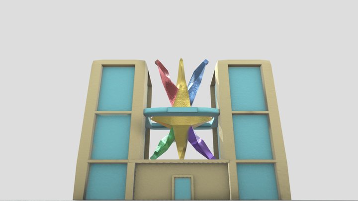 Yuno_News Building 3D Model