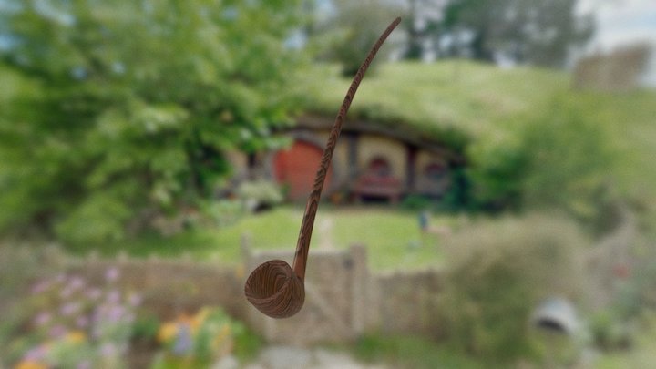 Bilbo's Pipe 3D Model