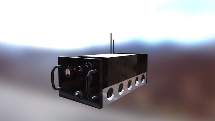 Radio Jammer 3D Model