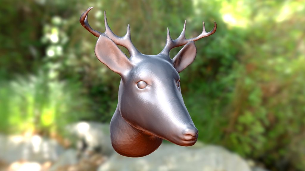 Deer Sculpt Practice 3D model by Guillem (guillempf) [bdc9769