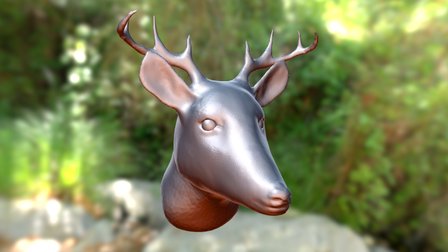 Deer Sculpt Practice 3D Model