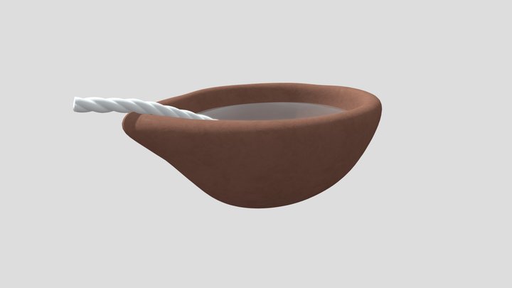 OilLamp 3D Model