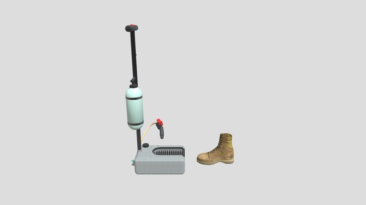 shoe washer 3D Model