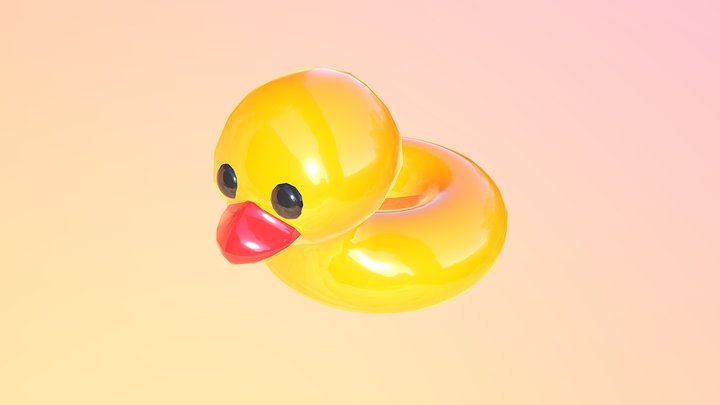 Duck Ring 3D Model