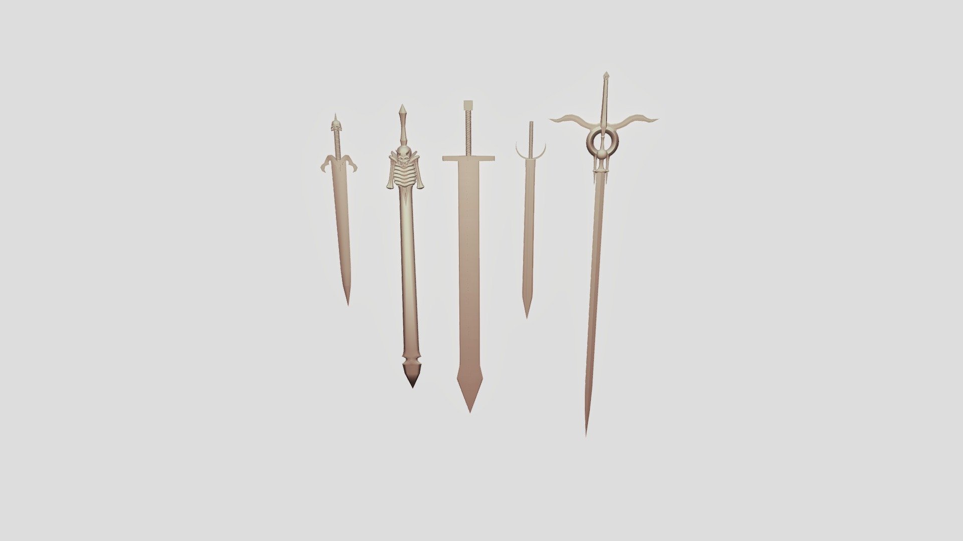 swords pack [lowpoly] - Download Free 3D model by dnte [bdca145 ...