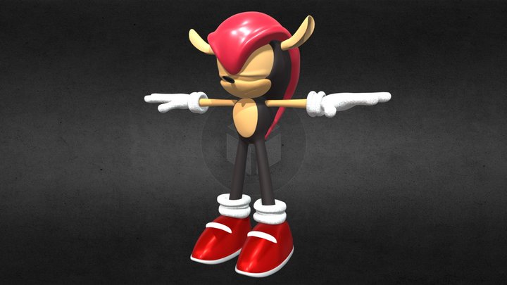 Mighty the Armadillo 3D Model