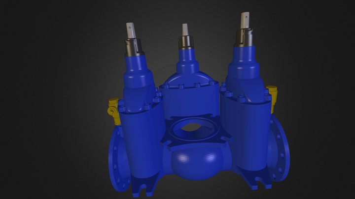 Water Pipe Object Novapoint 3D Model