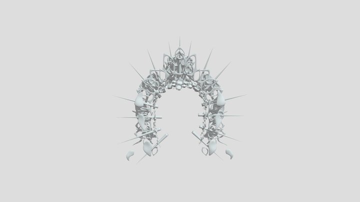 Rose Crown Petal Maiden 3D Model