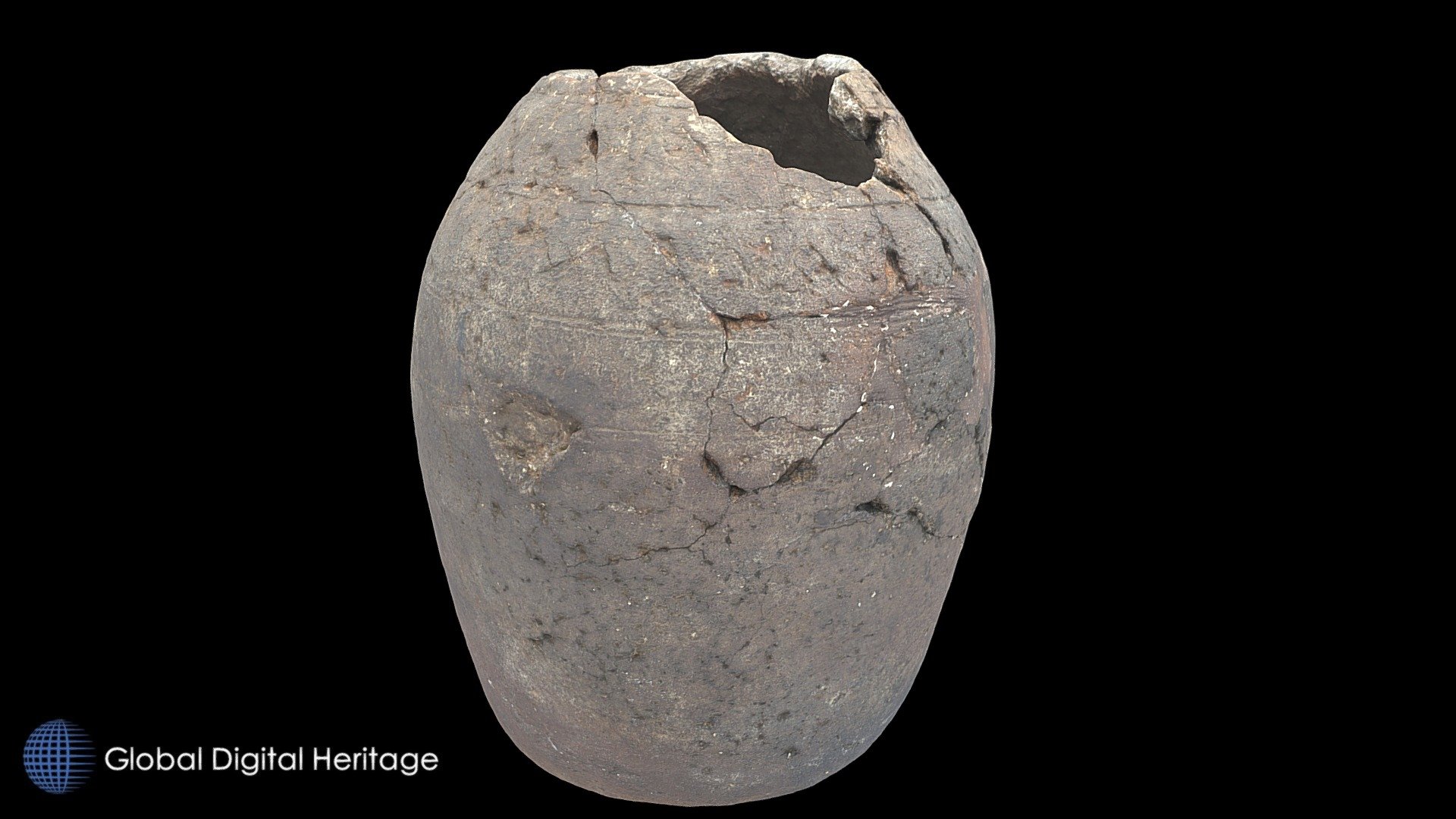 Pottery w/ inscription, National Museum, Bosnia