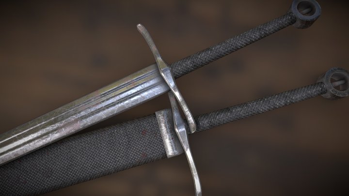 Sword Of The Mountain 3D Model