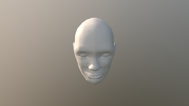 Face & Head Model 3D Model