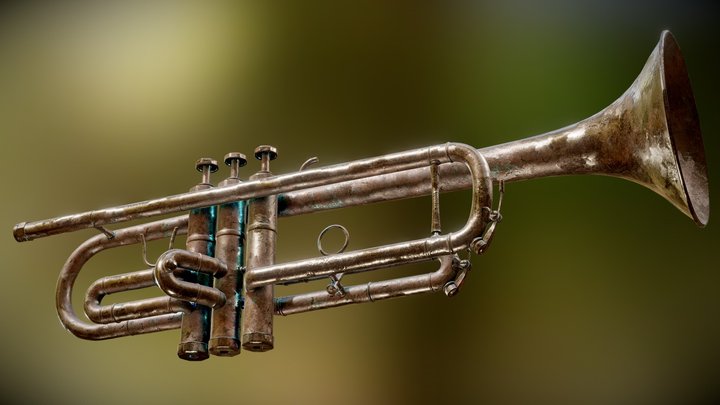 Trumpet 3D Model