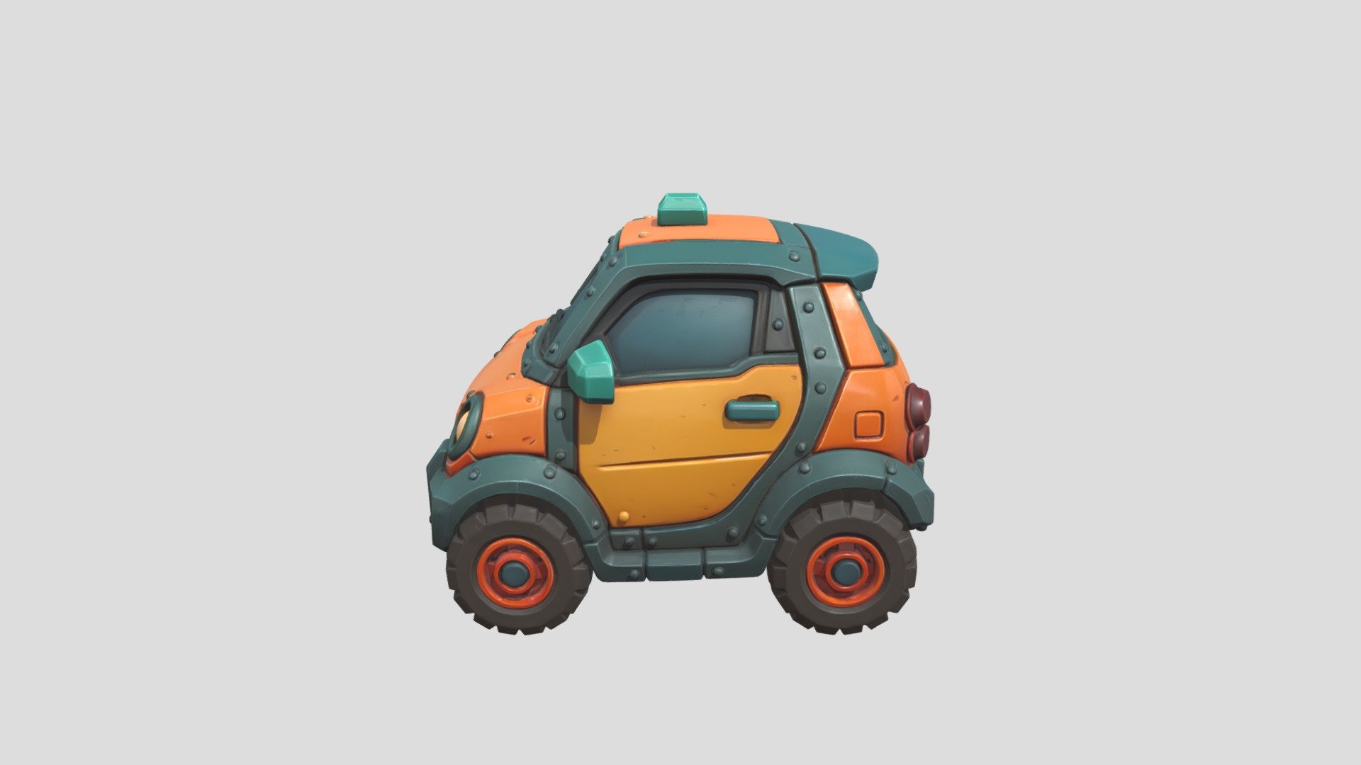 Stylized Car Advanced Model Mage WIP - Download Free 3D model by klrxyz ...