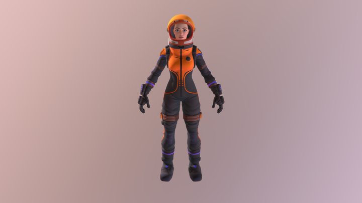 Med Astronaut 3D Model