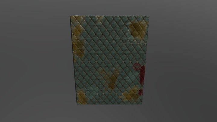 Sea Witch Spell Book with Textures 3D Model