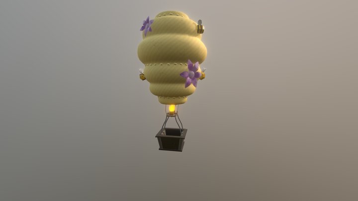 Beehive Balloon 3D Model